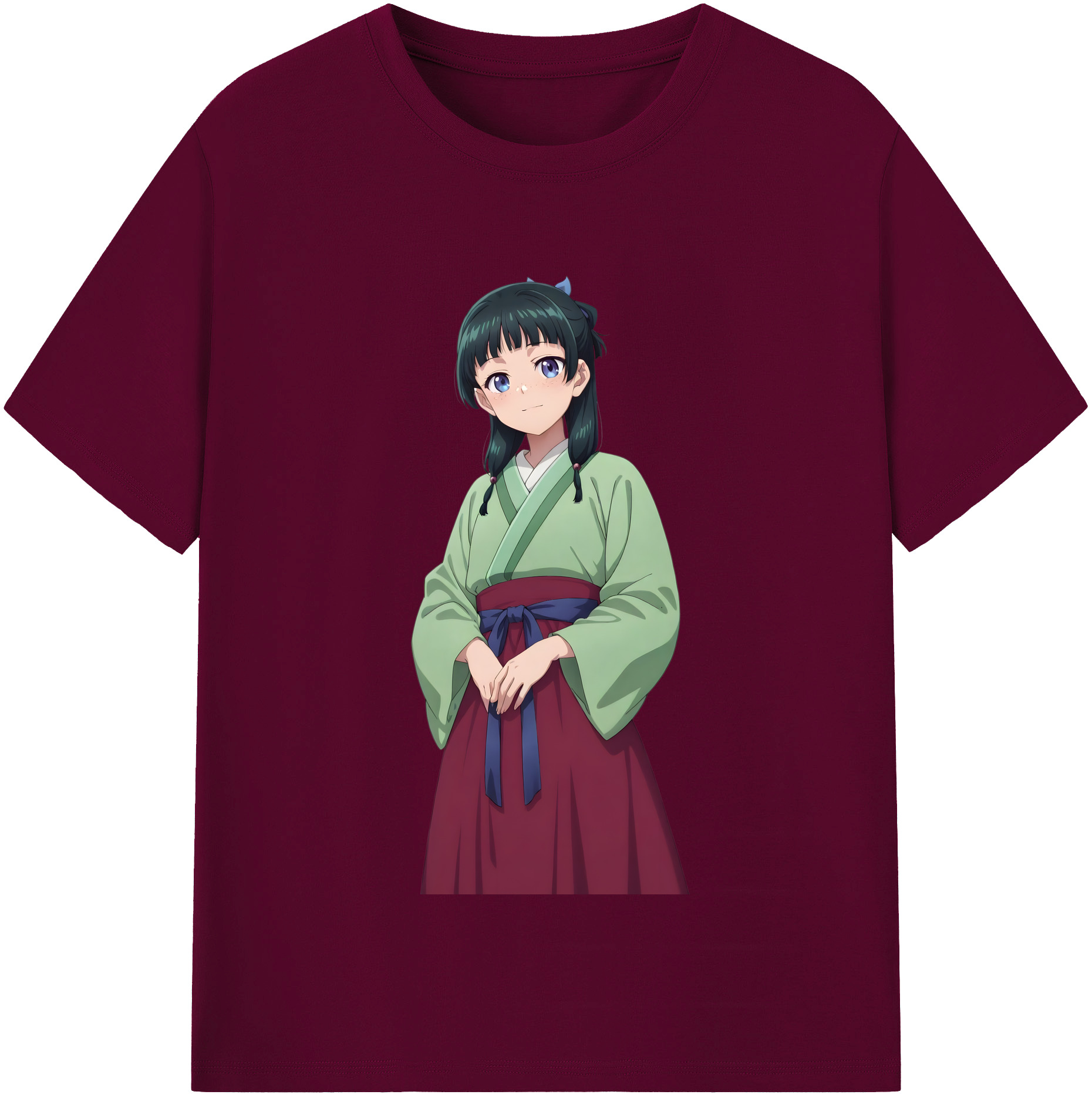 （画像用） 薬屋のひとりごと The Apothecary Diaries レディースカジュアルプリントTシャツ（綿100％）